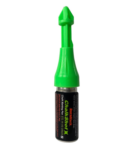 Duramark ChalkShot marking solution on tough surfaces with high visibility pigment