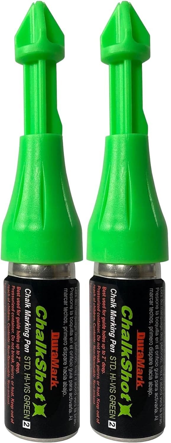 Duramark ChalkShot pack-2 front view showing two markers for fast labeling tasks