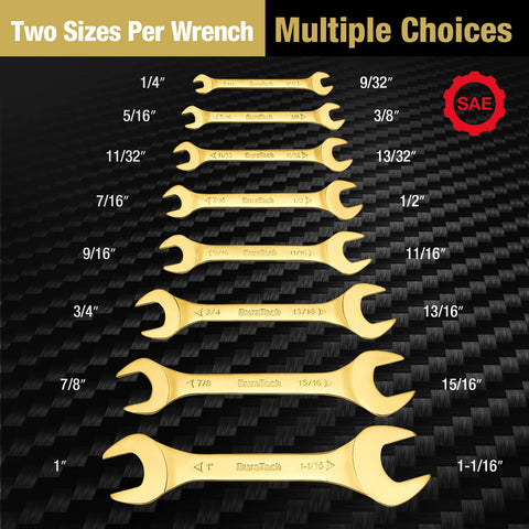 DURATECH 1-8-in thin wrenches reach tight spaces efficiently