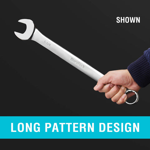 DURATECH 15-degree offset box-ends reduce knuckle contact.
