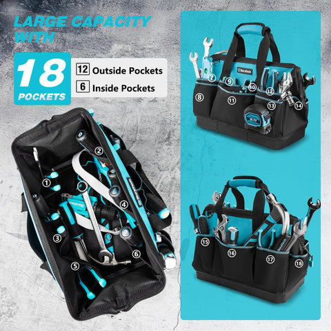 DURATECH built-in steel frame maintains the bag’s shape during use.