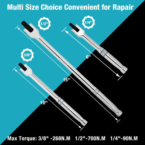 DURATECH 6-inch breaker bar ideal for tight spaces and quick access
