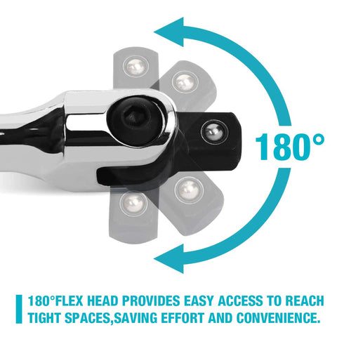 DURATECH 9-inch breaker bar delivers extra leverage for stubborn bolts