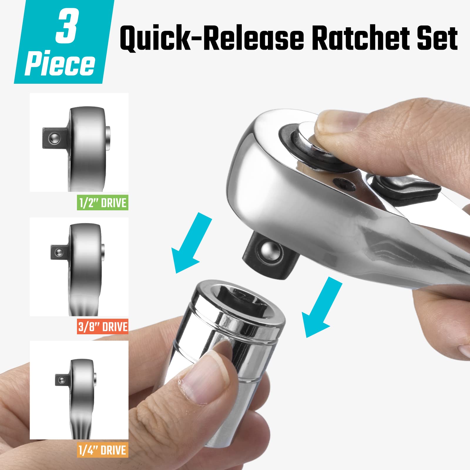Duratech 3/8 inch drive ratchet for versatile mid-range projects.