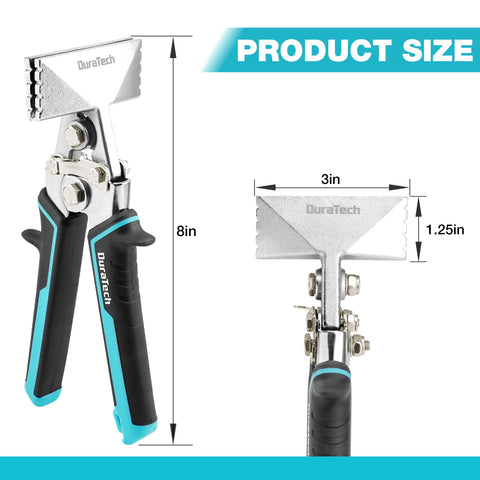 DURATECH 3 Inch Sheet Metal Bender side view highlights ergonomic design for comfortable use