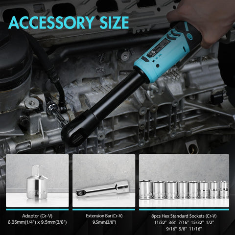 Duratech 44 ft-lbs torque delivers strong tightening.