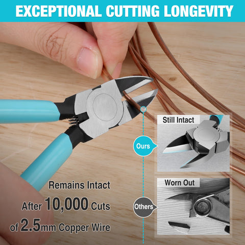Duratech 5-6 inch cutters in use for crafting and floral work