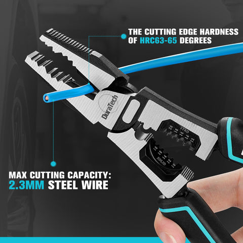Duratech pliers bite and grip for stable handling