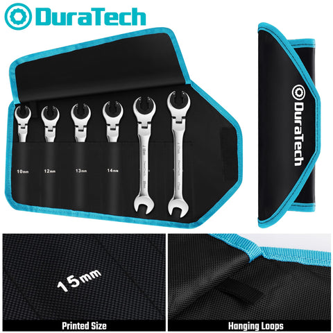 DURATECH 17mm wrench in organizer bag for easy storage and transport