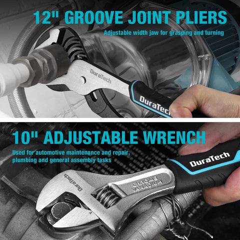 DURATECH 6-inch slip-joint plier for flexible handling of fasteners.
