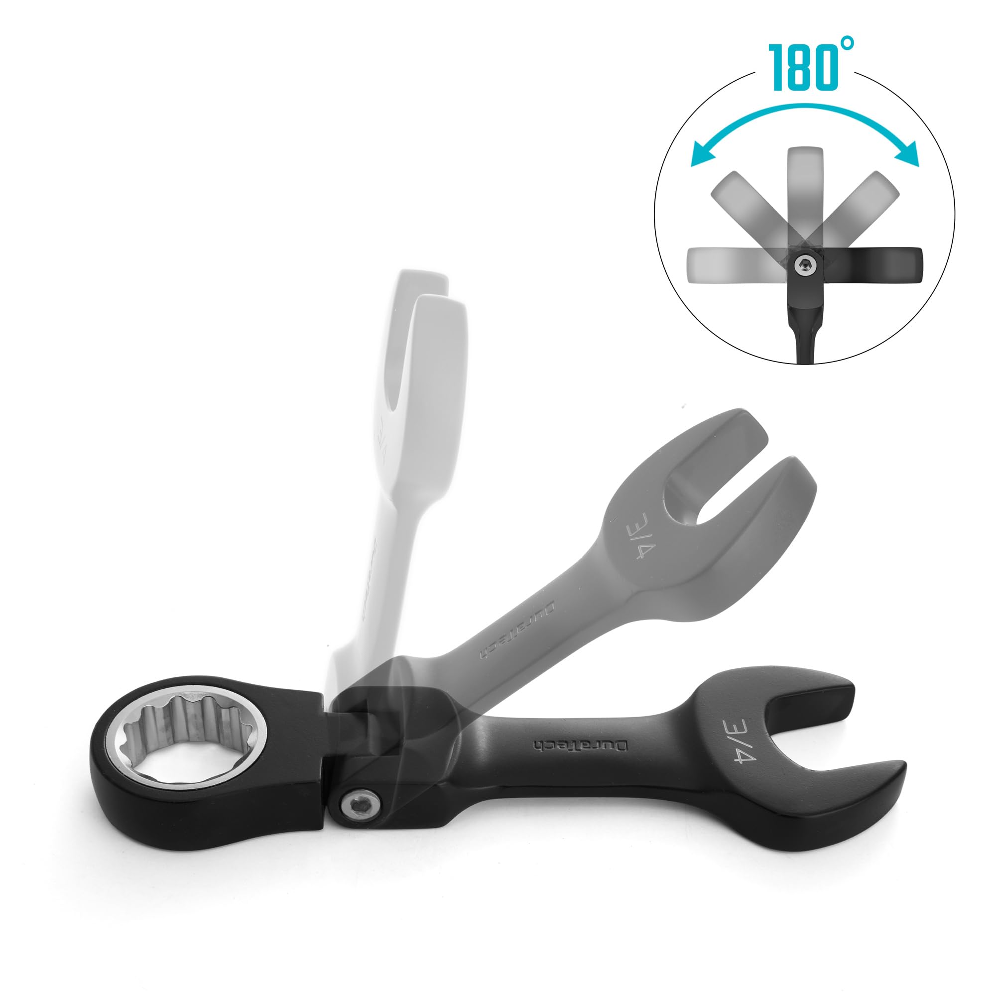 DURATECH 72-tooth ratchet with small swing in action