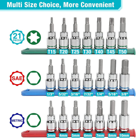 Duratech Torx T20 bit socket for reliable torque in automotive work.