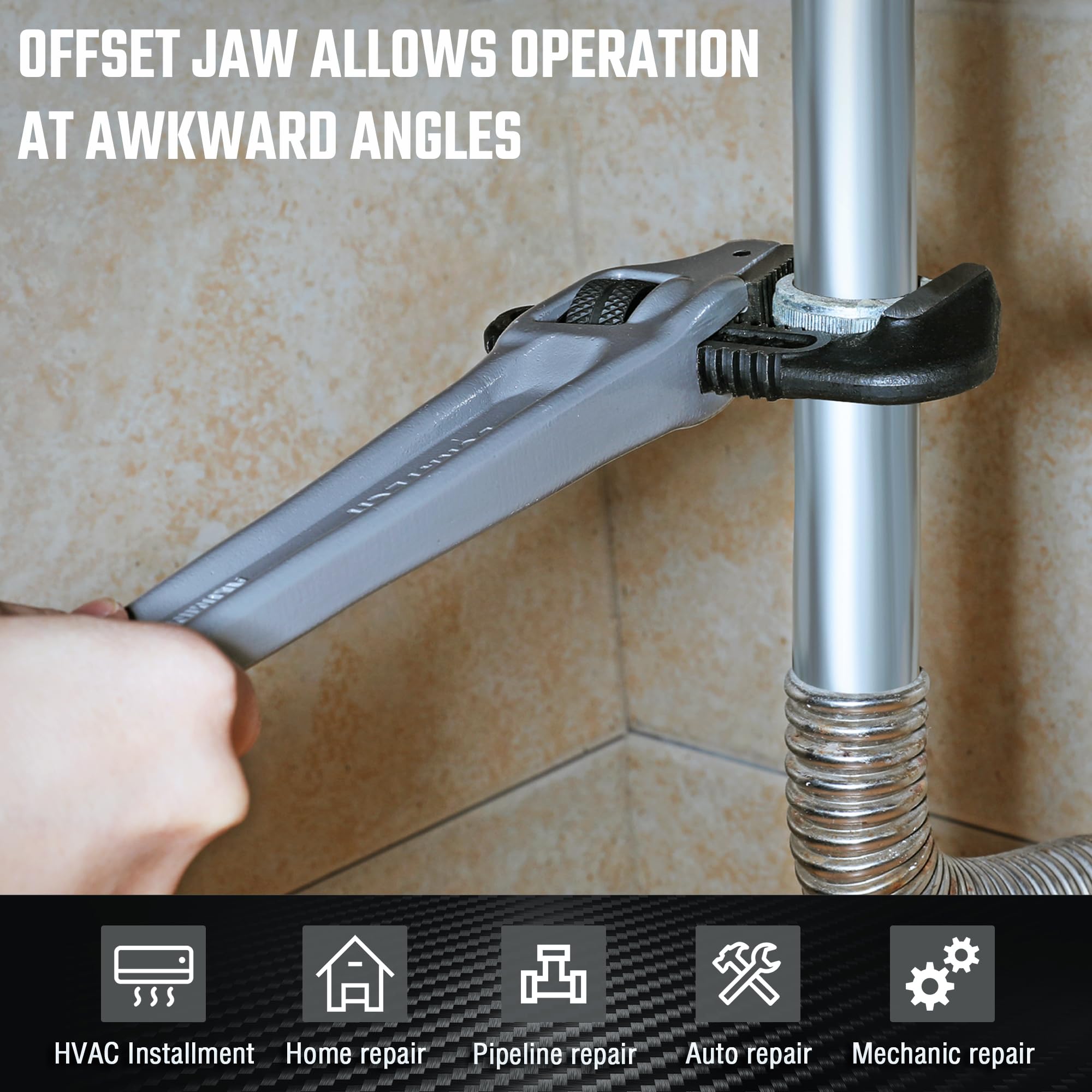 DURATECH aluminum construction is nearly 40% lighter than steel models.