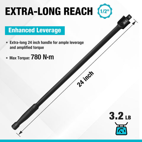 CR-MO head with 40Cr steel for durability and rust resistance.