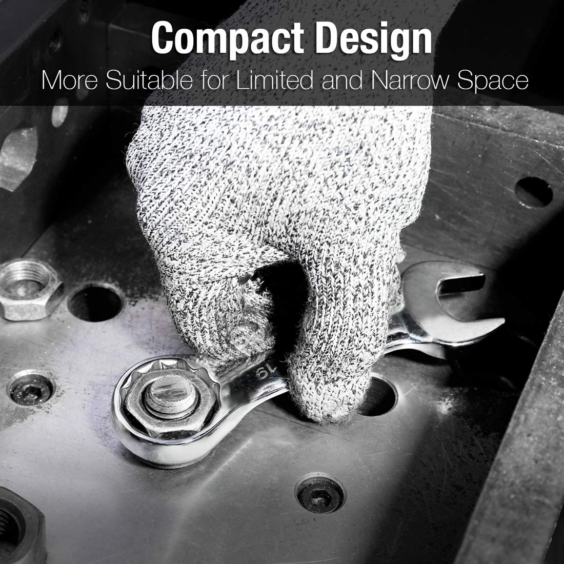 DURATECH compact tool set ideal for car, bike, and home repairs.