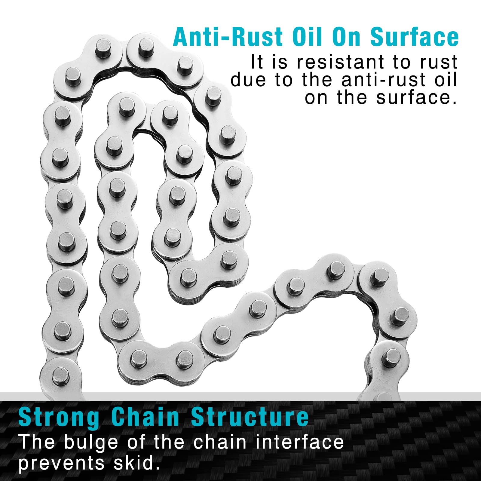 DURATECH chain wrench suitable for oil filters up to 6 inches in diameter.