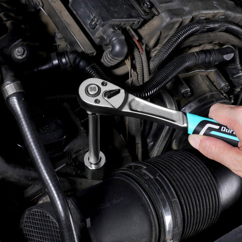 DURATECH compact 38-inch ratchet ideal for tight spots and quick work