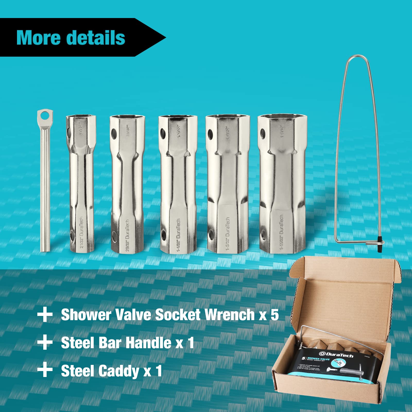 DURATECH compact storage wire holder keeps tools organized.