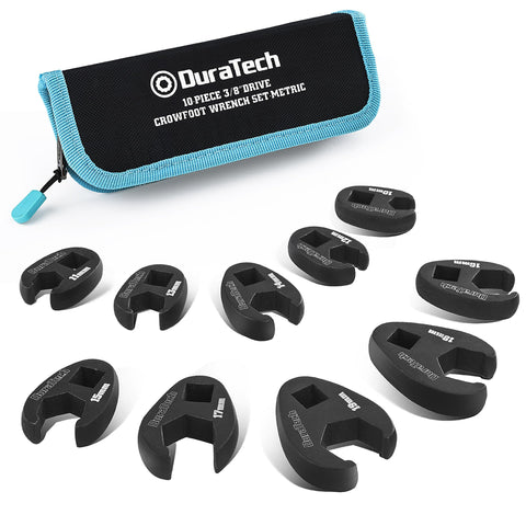 DURATECH crowfoot wrench 10mm ready for tight-space flare-nut fittings