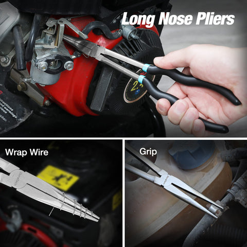 DURATECH diagonal cutting pliers for clean wire cuts up to 2 mm.