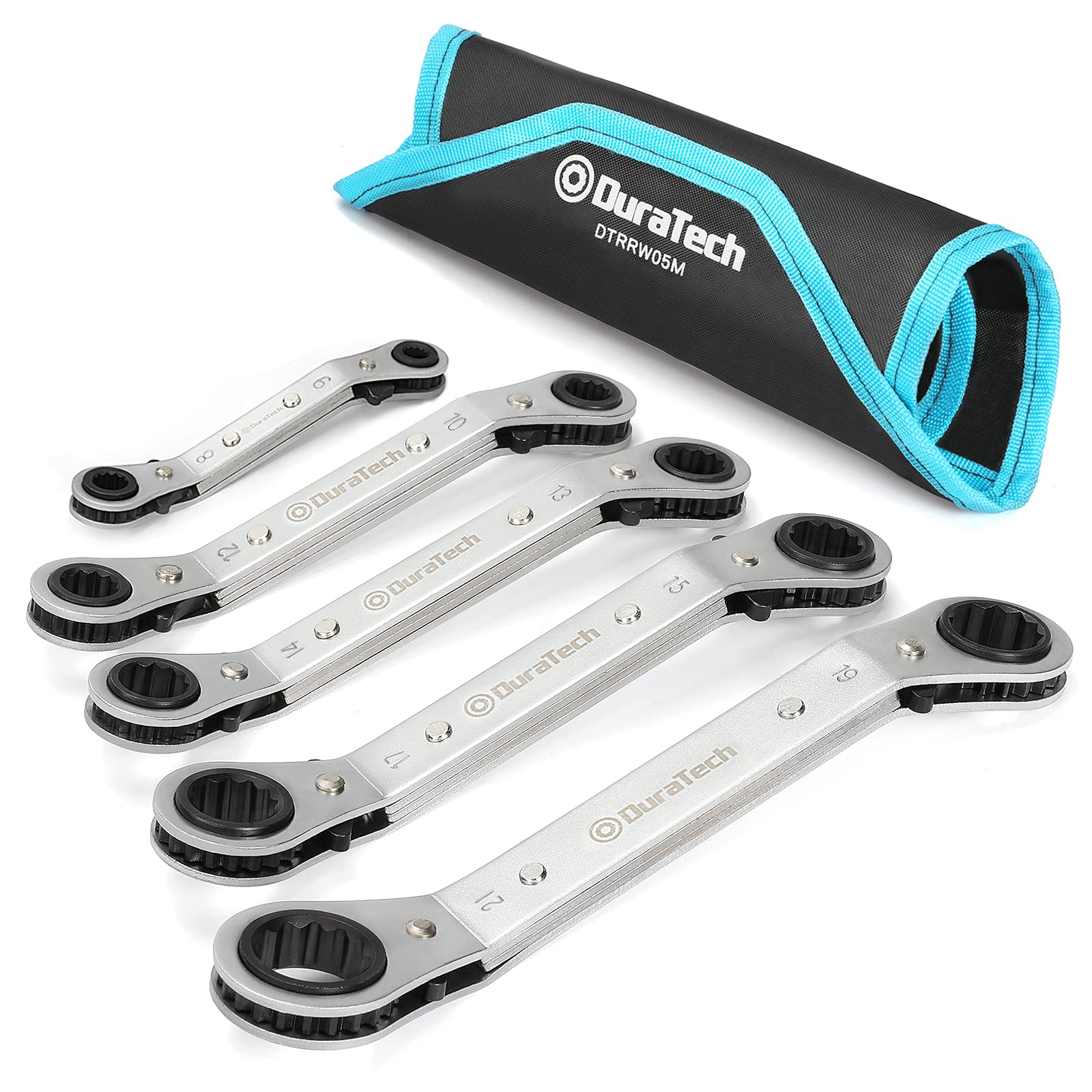 DURATECH double-offset box end wrench 6x8mm for tight-space access and quick tightening
