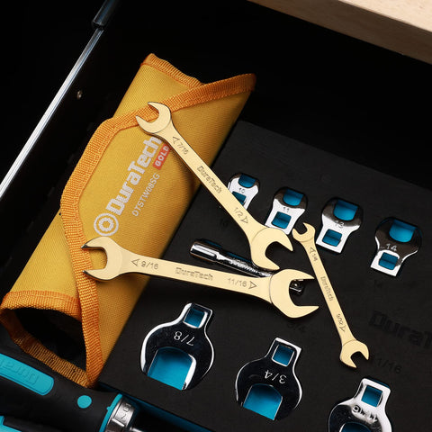 DURATECH double open-end wrench design for versatile fastener access