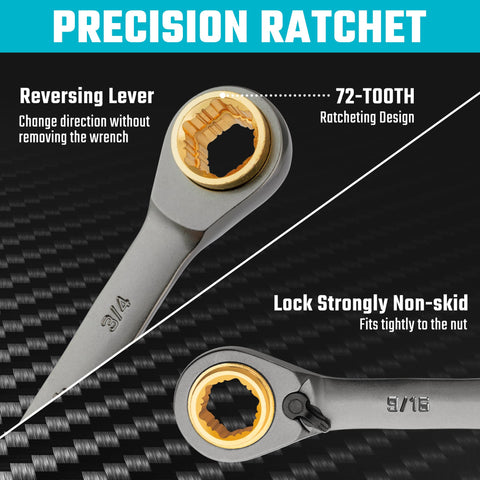 DURATECH double reversing levers enable quick reverse changes.