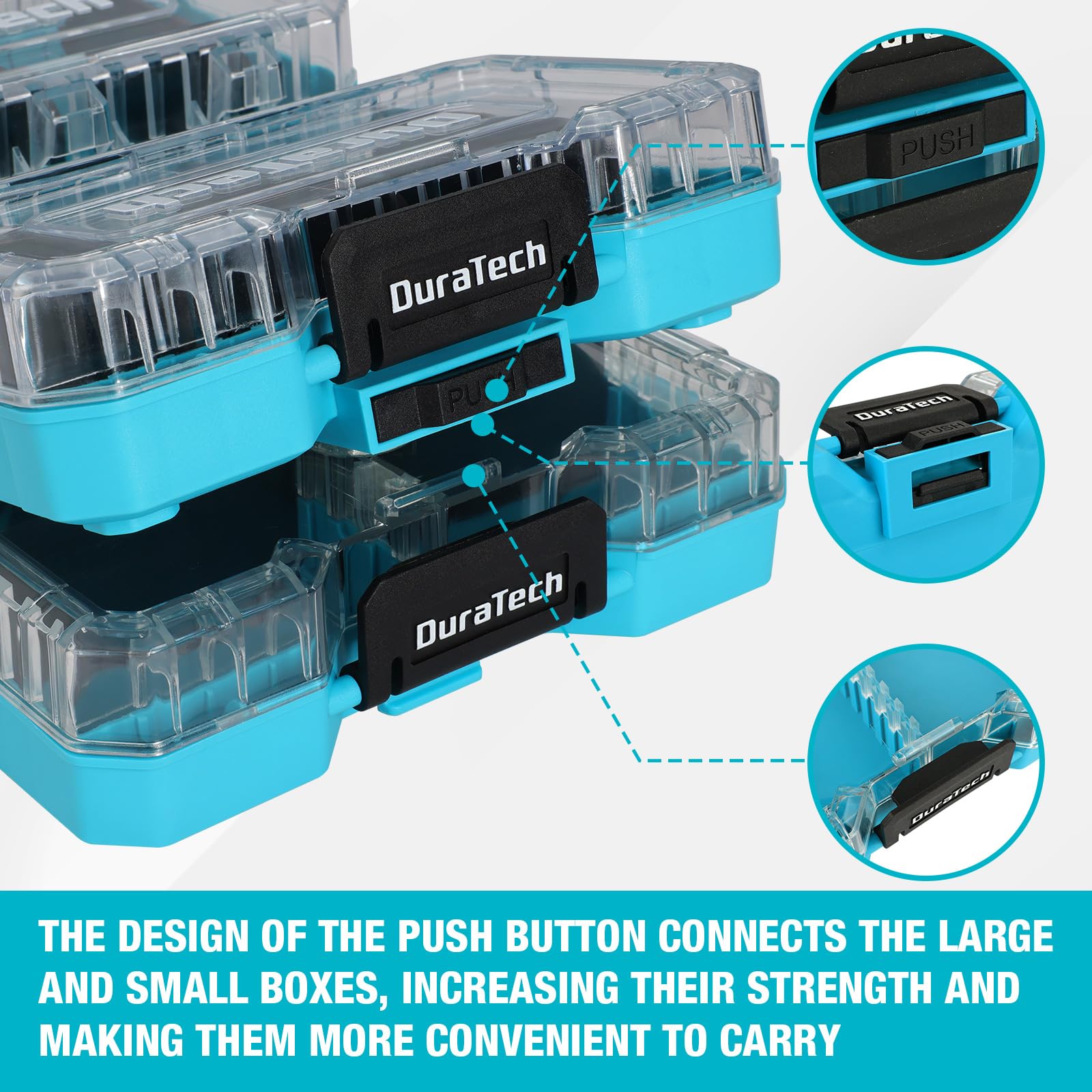 DuraTech durable PP/PC construction resists wear for workshop use.