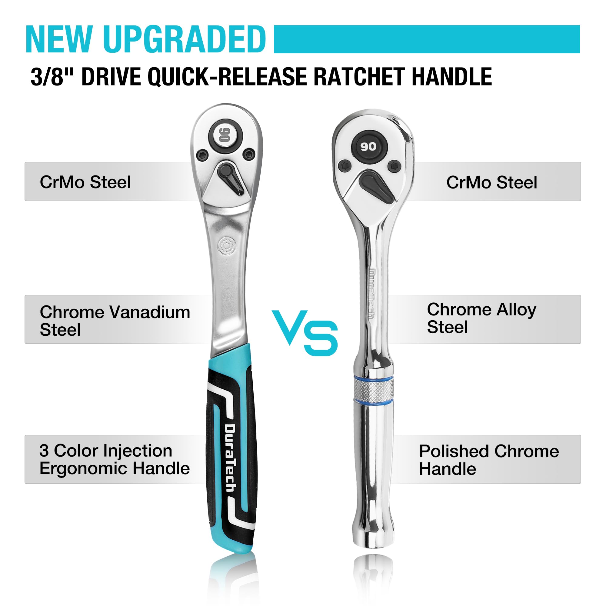 DURATECH ergonomic cushion injection handle designed for comfort and grip