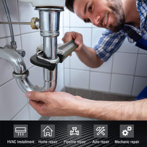 DURATECH ergonomic handle reduces hand fatigue during long tasks.
