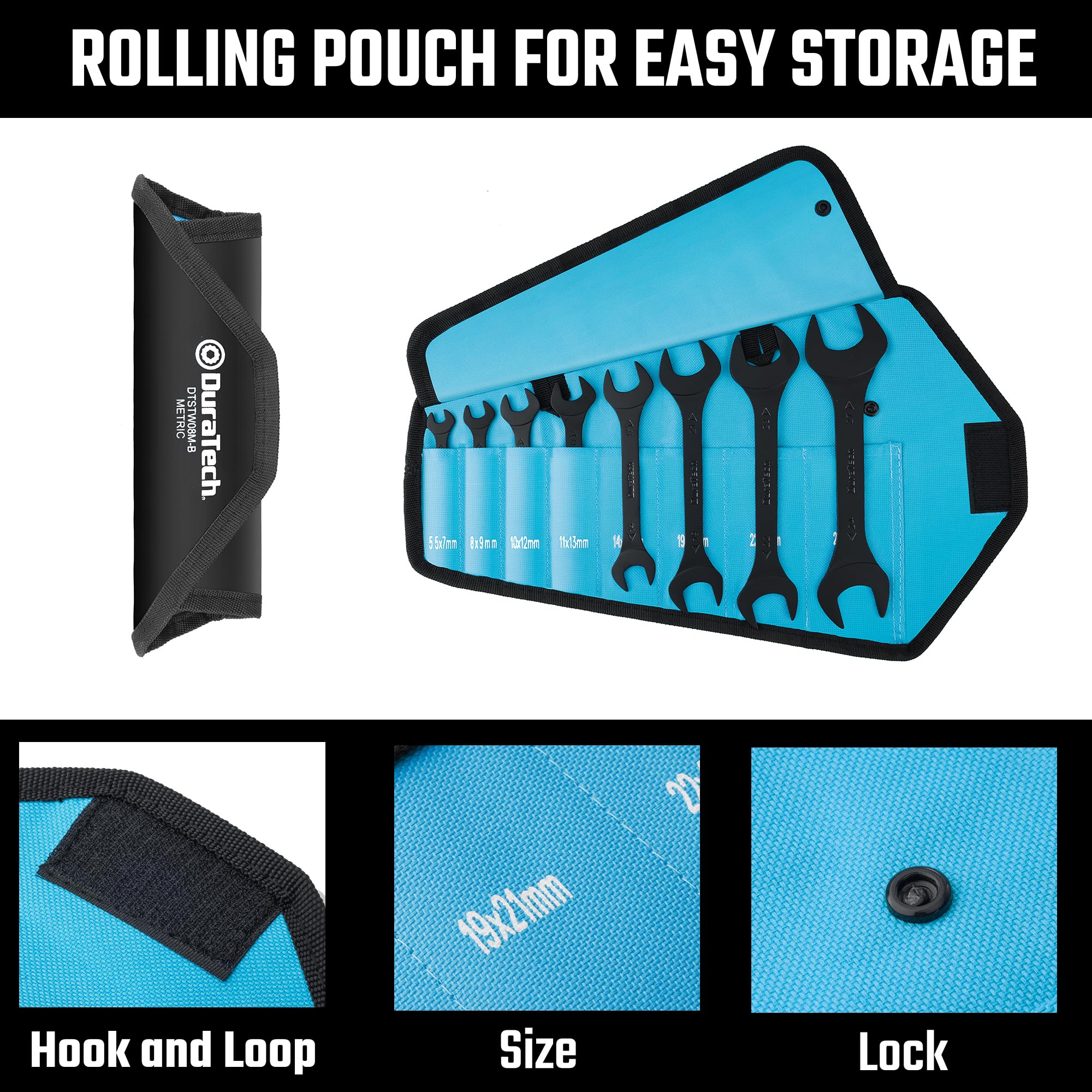 DURATECH ergonomic handles provide comfortable grip and controlled torque