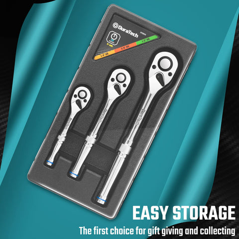 Duratech chrome alloy finish resists corrosion and wipes clean easily.