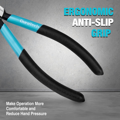 Duratech ergonomic non-slip handle reduces fatigue during long sessions