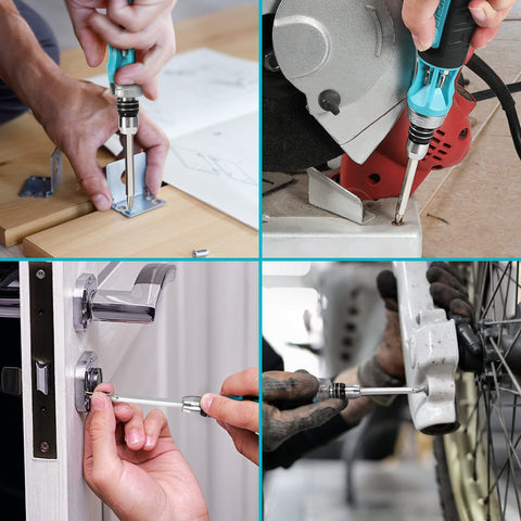 DURATECH ratcheting screwdriver shown in hand for precise screw tasks