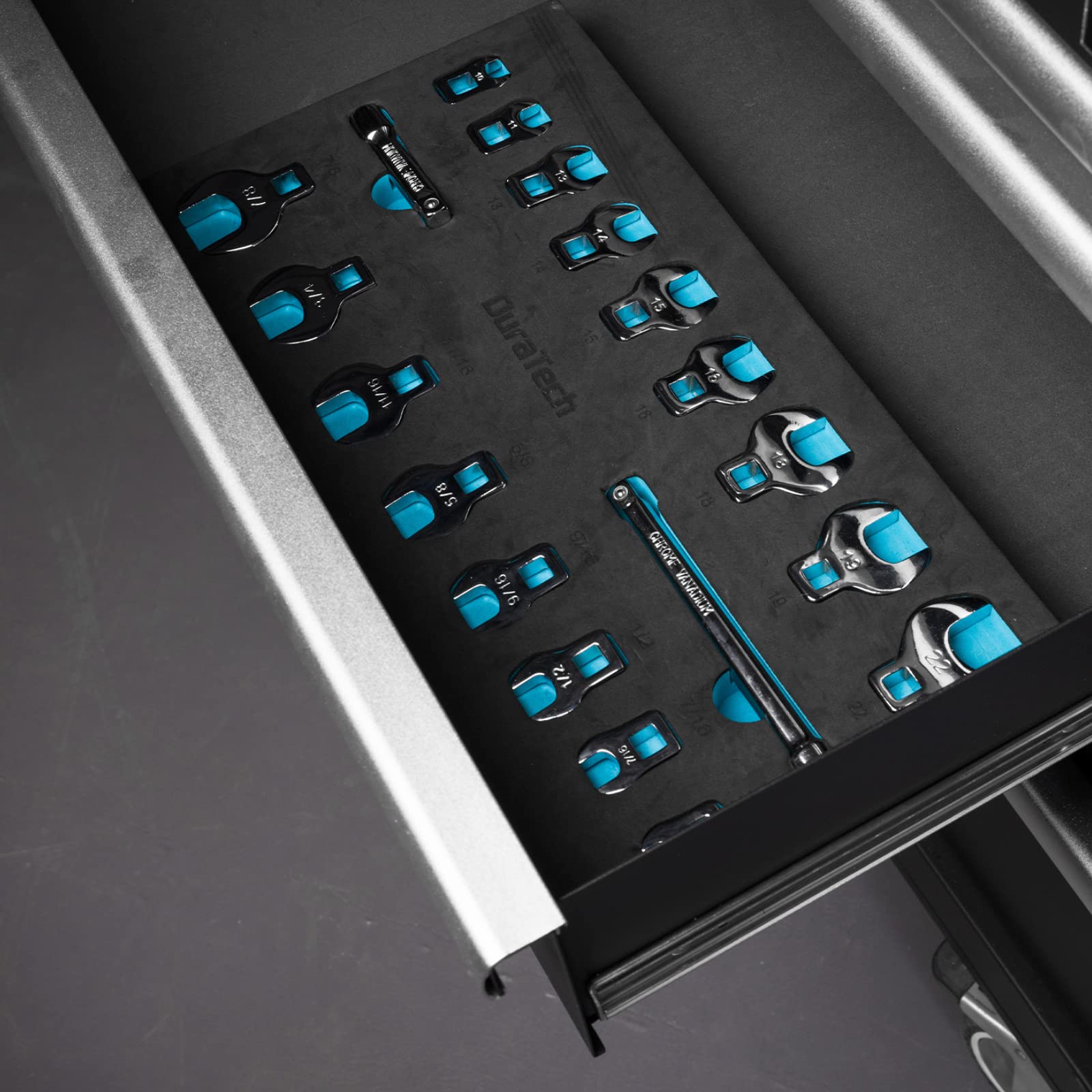 DURATECH EVA foam organizer keeps tools organized and portable
