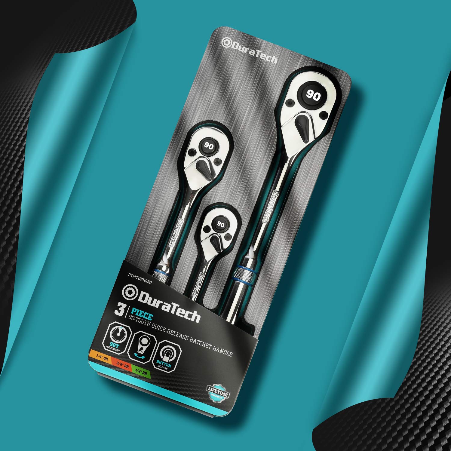 DURATECH EVA storage tray keeps sockets organized and ready.