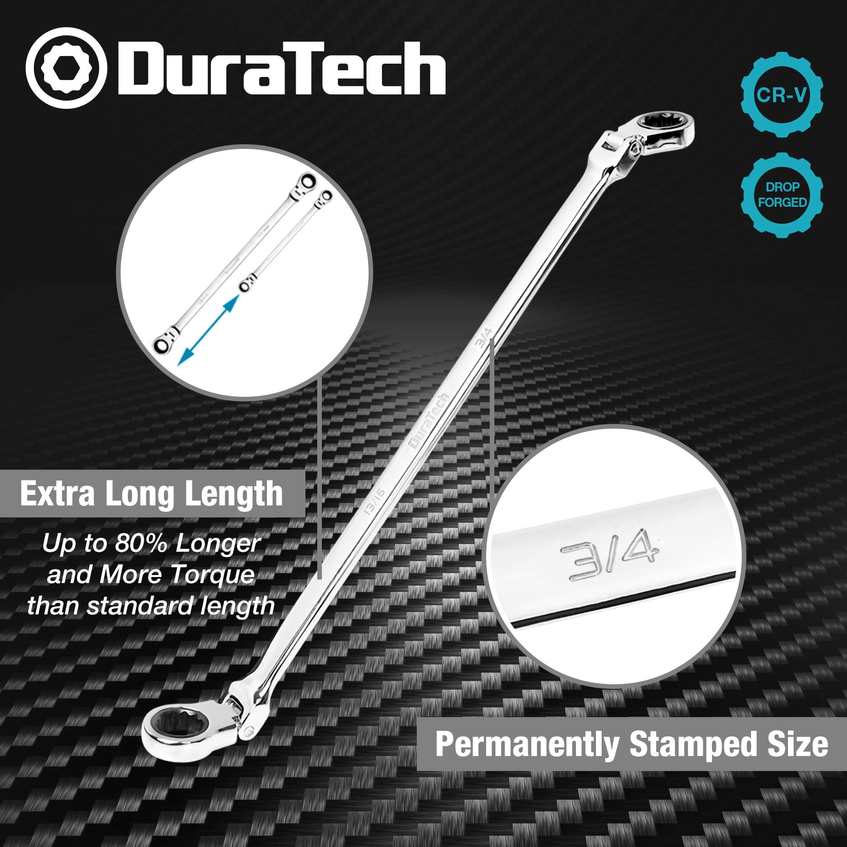 DURATECH EVA foam organizer keeps wrenches organized and accessible