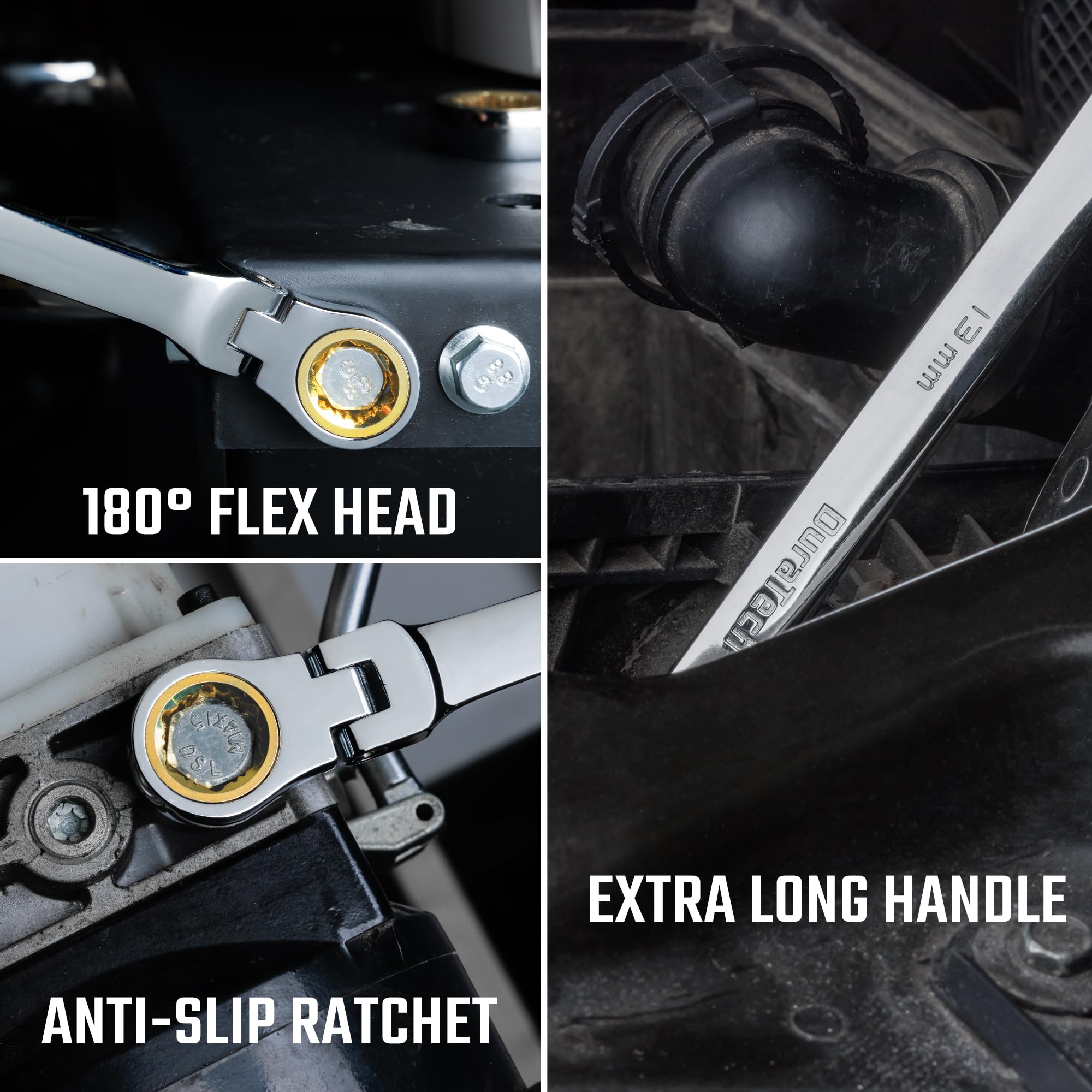DURATECH 17-19mm wrench combines durability with accurate fit for heavy use