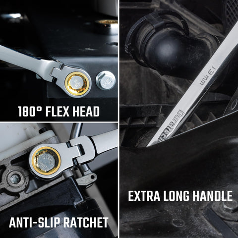 DURATECH 17-19mm wrench combines durability with accurate fit for heavy use