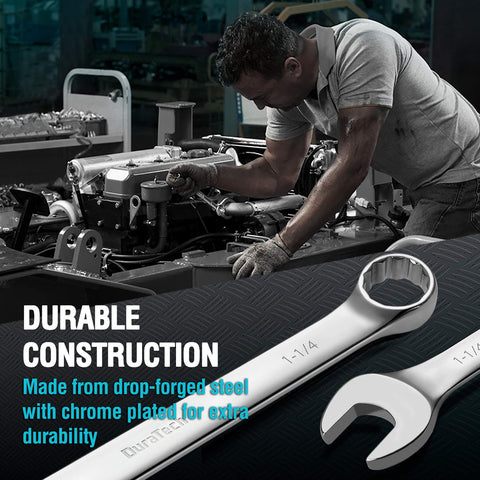 DURATECH extra-long handles reach tight spots easily.