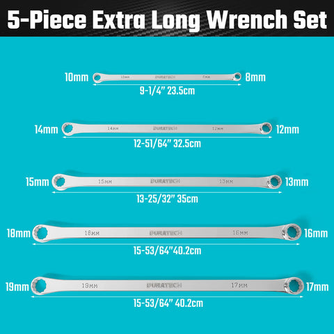 DURATECH 12–14 mm wrenches in use for efficient fastener reach