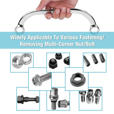 Duratech half moon box wrench 17-19 mm delivering solid torque on larger fasteners