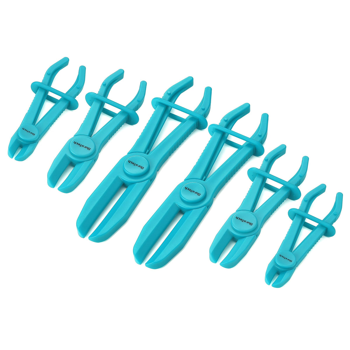 DURATECH hose clamp pliers with blue handles for secure hose control during repairs