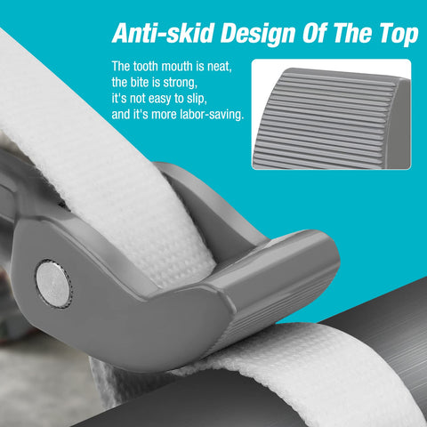 DURATECH I-beam aluminum handle provides balanced weight for comfort