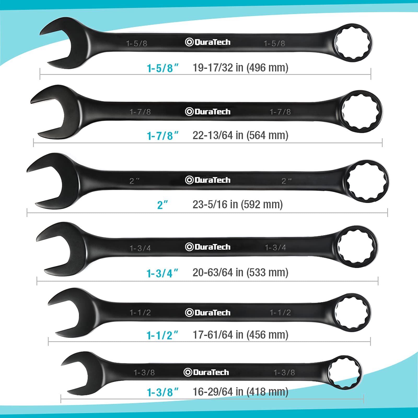 DURATECH Jumbo SAE box-end wrench reaches tight spaces with precision