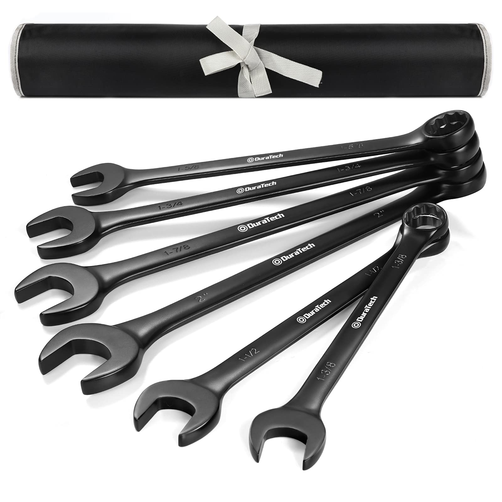 DURATECH Jumbo SAE open-end wrench for strong grip on large fasteners