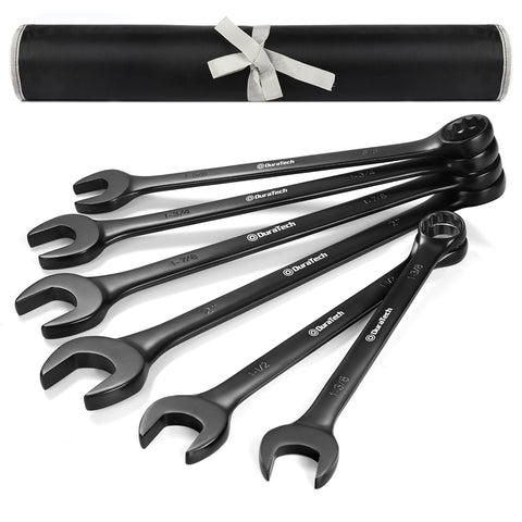 DURATECH Jumbo SAE open-end wrench for strong grip on large fasteners