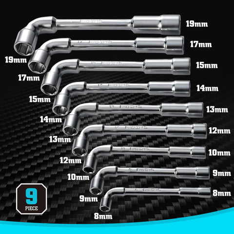 DURATECH L-Type elbow wrench 10mm for precise fastening in limited access.