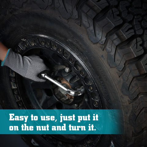 DURATECH L-Type elbow wrench 19mm for larger bolts and higher torque.