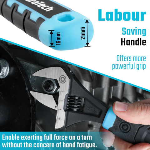 DURATECH ergonomic labor-saving handle for comfortable operation.